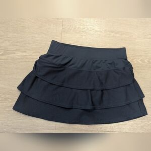 Kyodan Women's Navy Ruffle Skort Size P/S EUC!